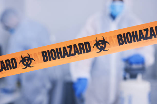 Professional Infectious Disease Decontamination technician working in Kittery Point, ME